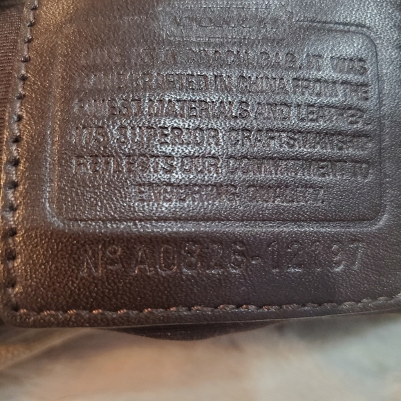 Coach Brown Hobo Bag With Matching Wallet A0826-12197 - Picture 7 of 17